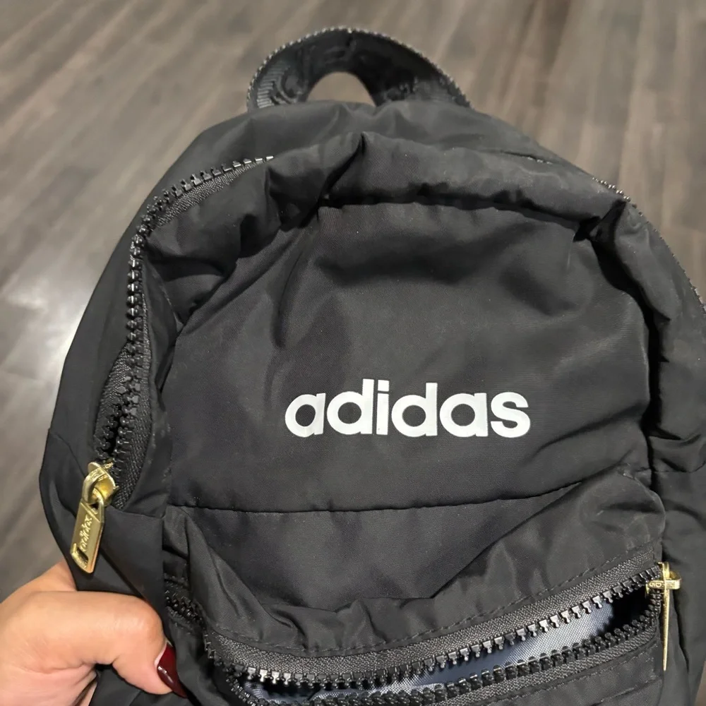 Adidas Black Backpack with Gold Accents - Picture 7 of 8